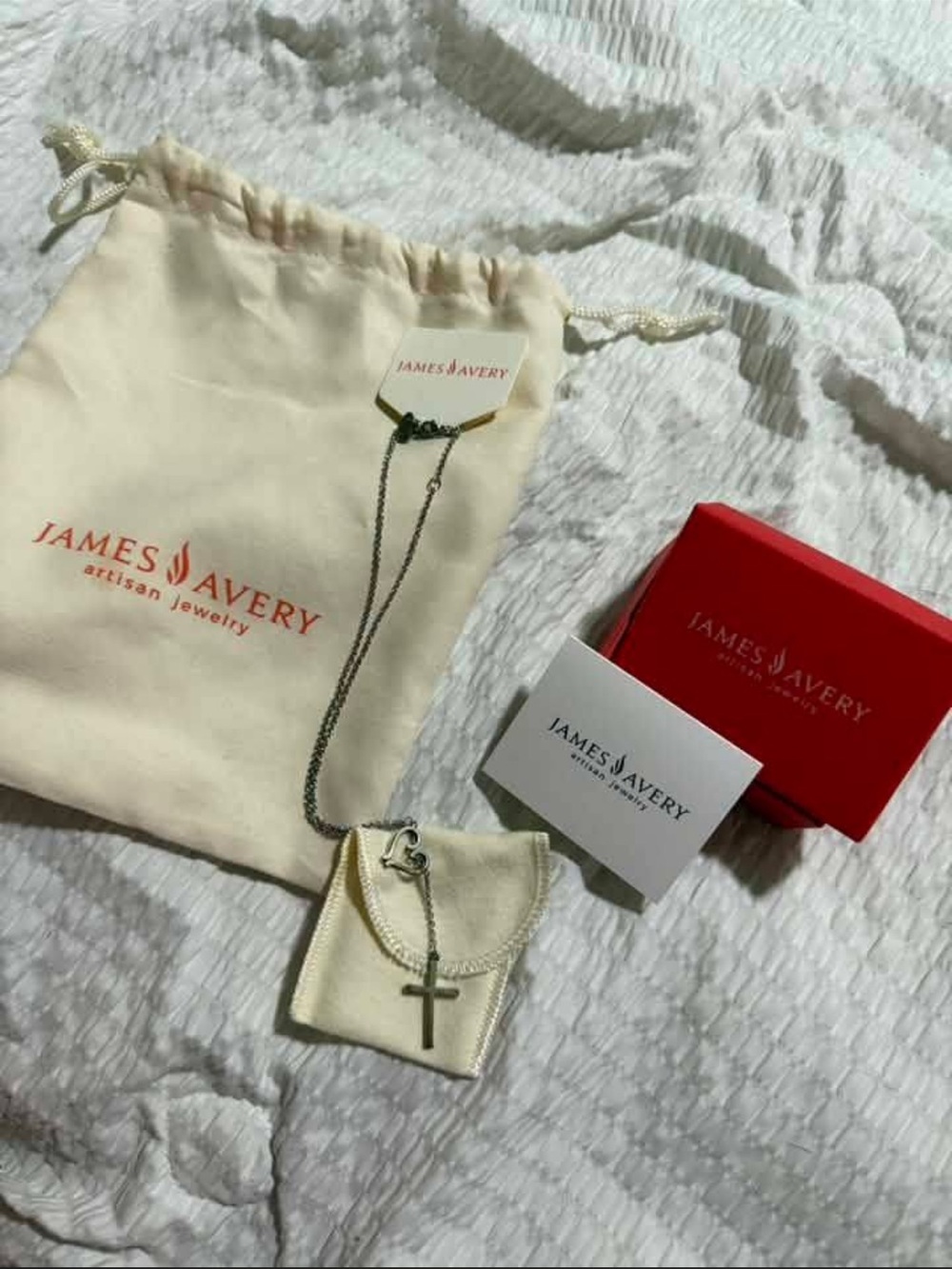 James Avery Sterling Silver Cross Necklace - Silver